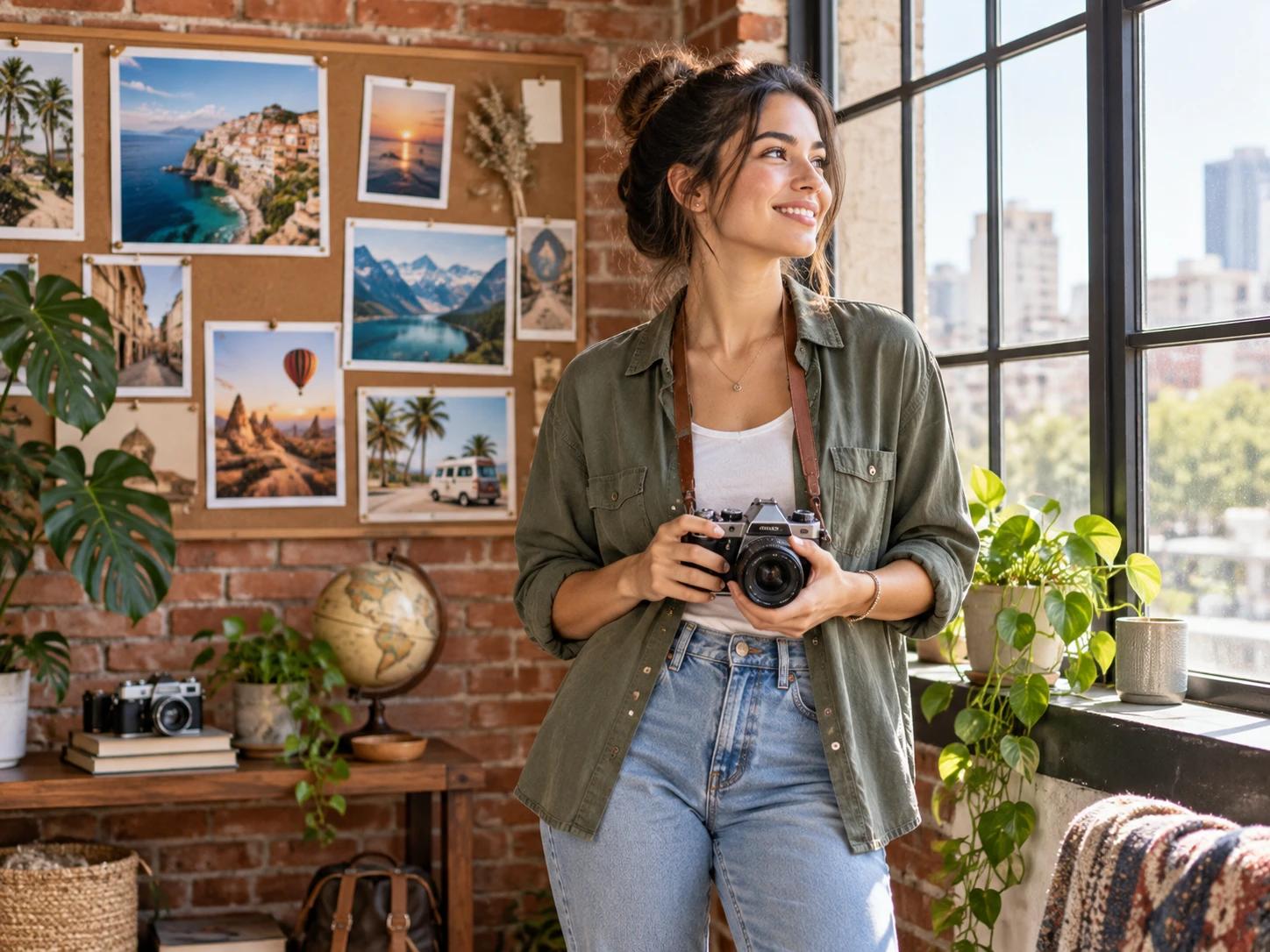 Digital creator resizing visual assets for multiple social platforms