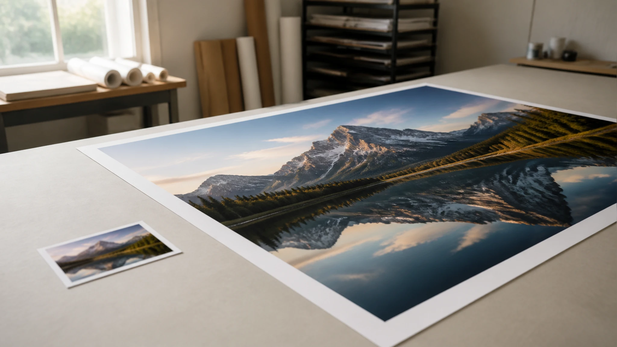 Lille produktfoto forstørret til 8K med skarpe kanter og tydelige detaljer